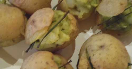 Pommes de terre farcies au pesto