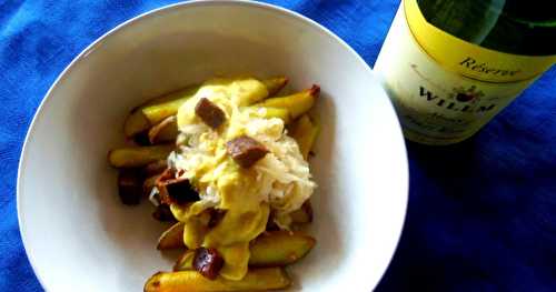 Poutine alsacienne