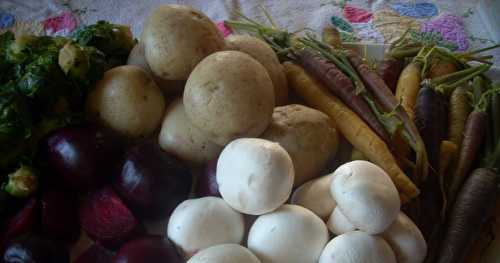 Retour du marché et aïoli