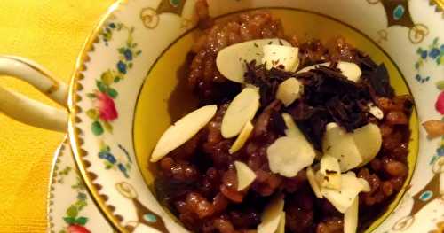 Risotto au chocolat