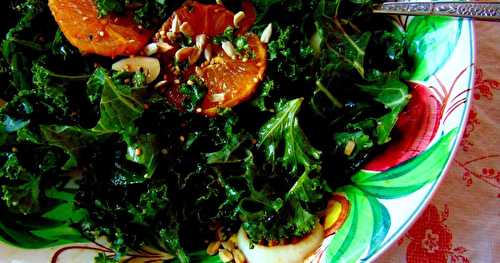 Salade de kale colorée { pour janvier déprimé }