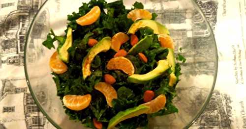 Salade de kale massé... de luxe!