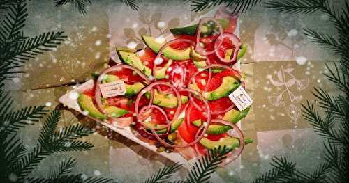 Salade vitaminée "sapin de Noël" 