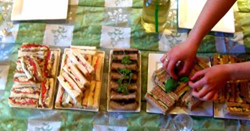 Sandwiches pour l'Afternoon tea