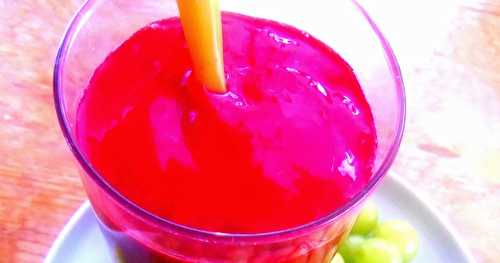 Smoothie "Allez ouste; finies les vacances"