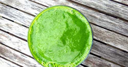 Smoothie vert au chia