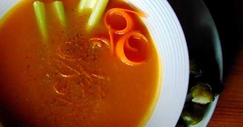 Soupe à la courge et à l'orange