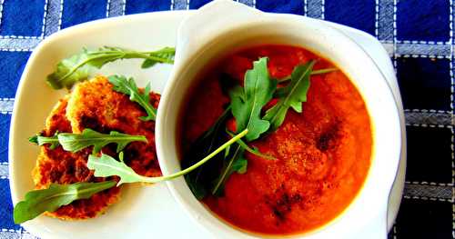 Soupe aux carottes rôties et au tahini