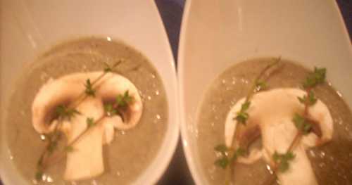 Soupe de champignons