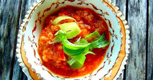 Soupe de pain aux tomates;  Pappa al pomodoro