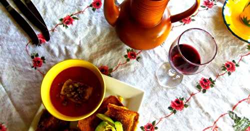 Soupe de tomates  