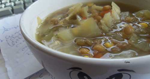 Soupe sans fond du mois de février