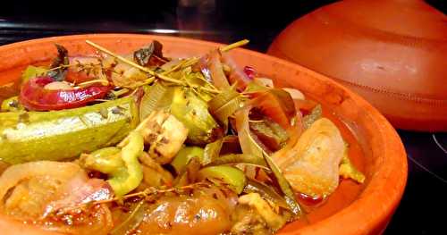 Tajine shakshuka  (et keftas de légumes râpées et lentilles)