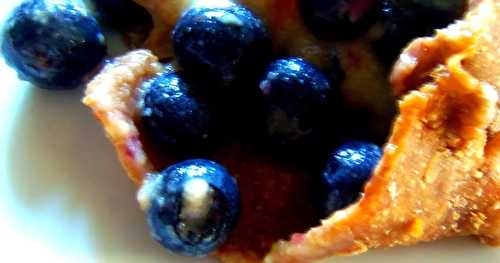 Tarte aux bleuets, sans cuisson