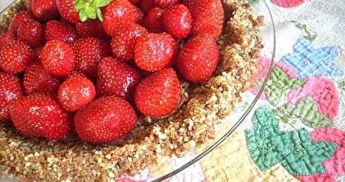 Tarte aux fraises, crue