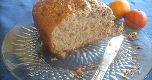 Tout simple gâteau aux bananes avec lin et érable