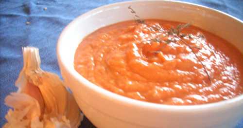 Trempette (ou sauce, c'est selon!) aux haricots blancs et poivrons rouges