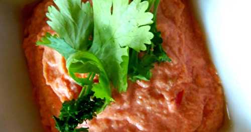 Trempette, vinaigrette, tartinade.... tomate-tahini