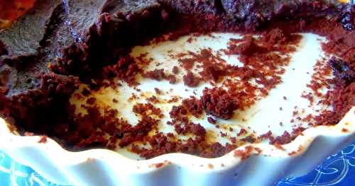 Une histoire de tarte au chocolat et pâte de spéculoos qui finit bien.  Pour dents sucrées!