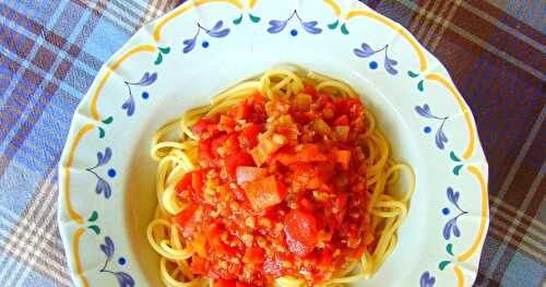 Bolognaise de boulgour