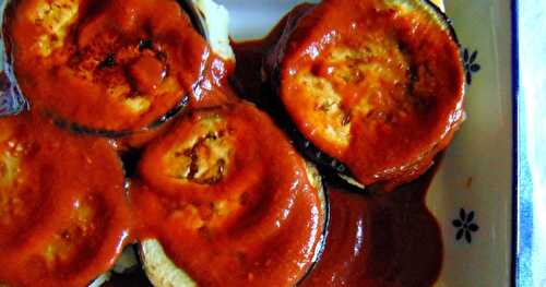 Sandwiches d'aubergines aux pommes de terre  