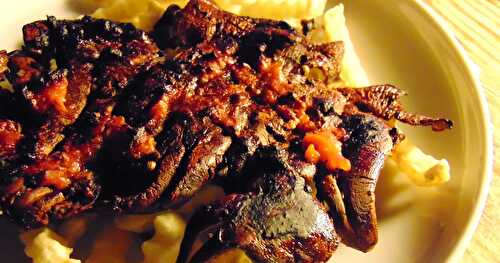 Steak de pleurotes et frites