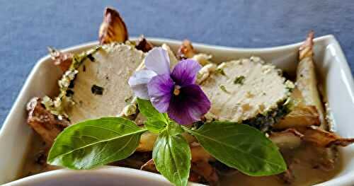 Poutine au frauxmage de chèvre végétal