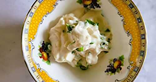 Trempette pour chips à base de kéfir végétal