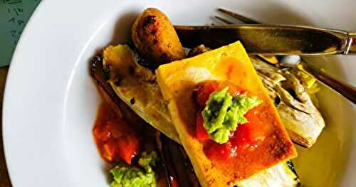 Tofu à la salsa et guacamole 
