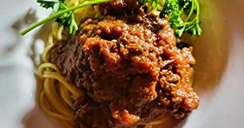 Bolognaise de champignons 