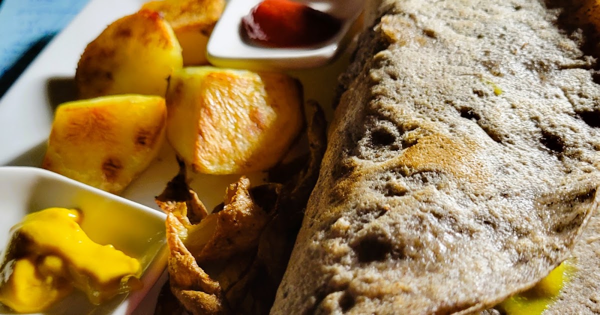 Crêpe de sarrasin bien garnie 