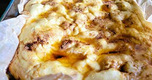 Focaccia à l'érable et au café