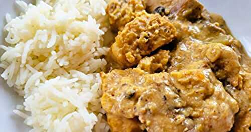 Tempeh en sauce crémeuse aux champignons