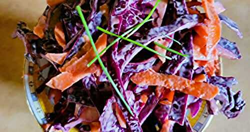 Salade de chou rouge 