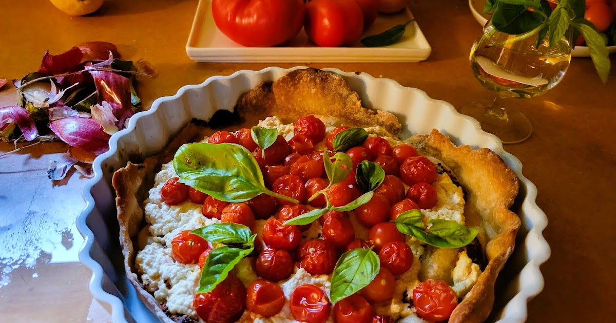 Tarte aux tomates cerises