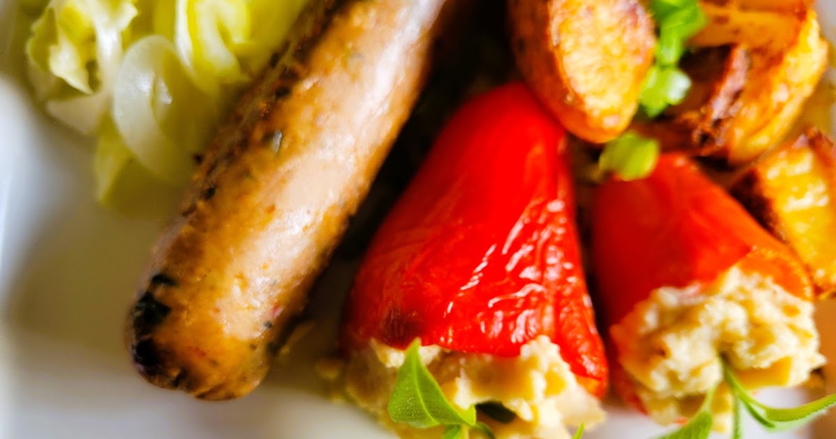 Petits poivrons farcis à l'houmos