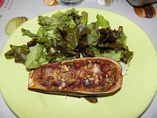 Aubergines farcies végérariennes