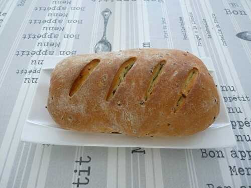 Baguette ou pain aux graines de lin