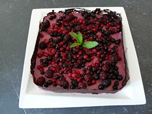 Bavarois aux fruits rouges