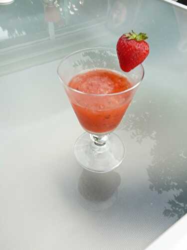 Cocktail Téquilla - Fraises