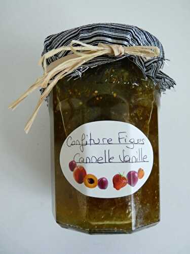 Confiture de figues , cannelle et vanille au thermomix - Espiègle gourmandise
