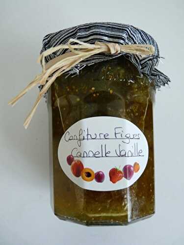 Confiture de figues , cannelle et vanille au thermomix