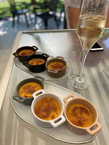 Crème brûlée carottes et gingembre