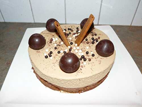 Entremet craquant speculoos et chocolat