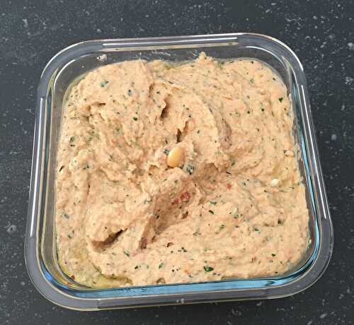 Houmous de soja et tomates séchées