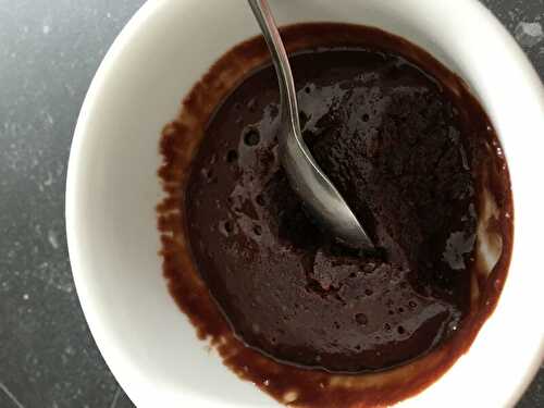 Mug cake au chocolat