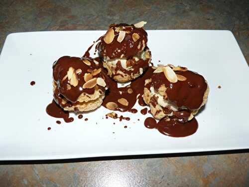 Profiteroles au chocolat