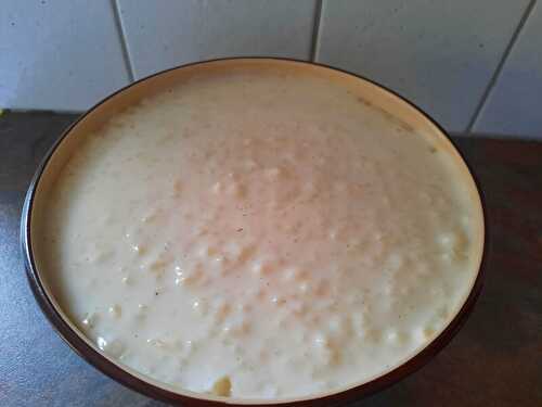 Riz au lait au Thermomix