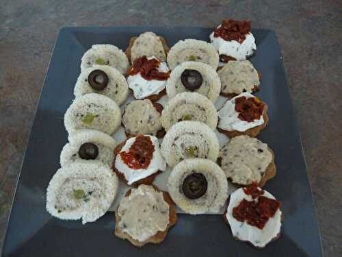 Roulés de rillettes de sardines