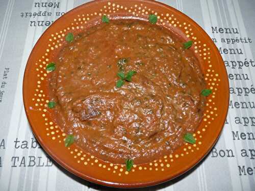 Salade d'aubergines à la marocaine